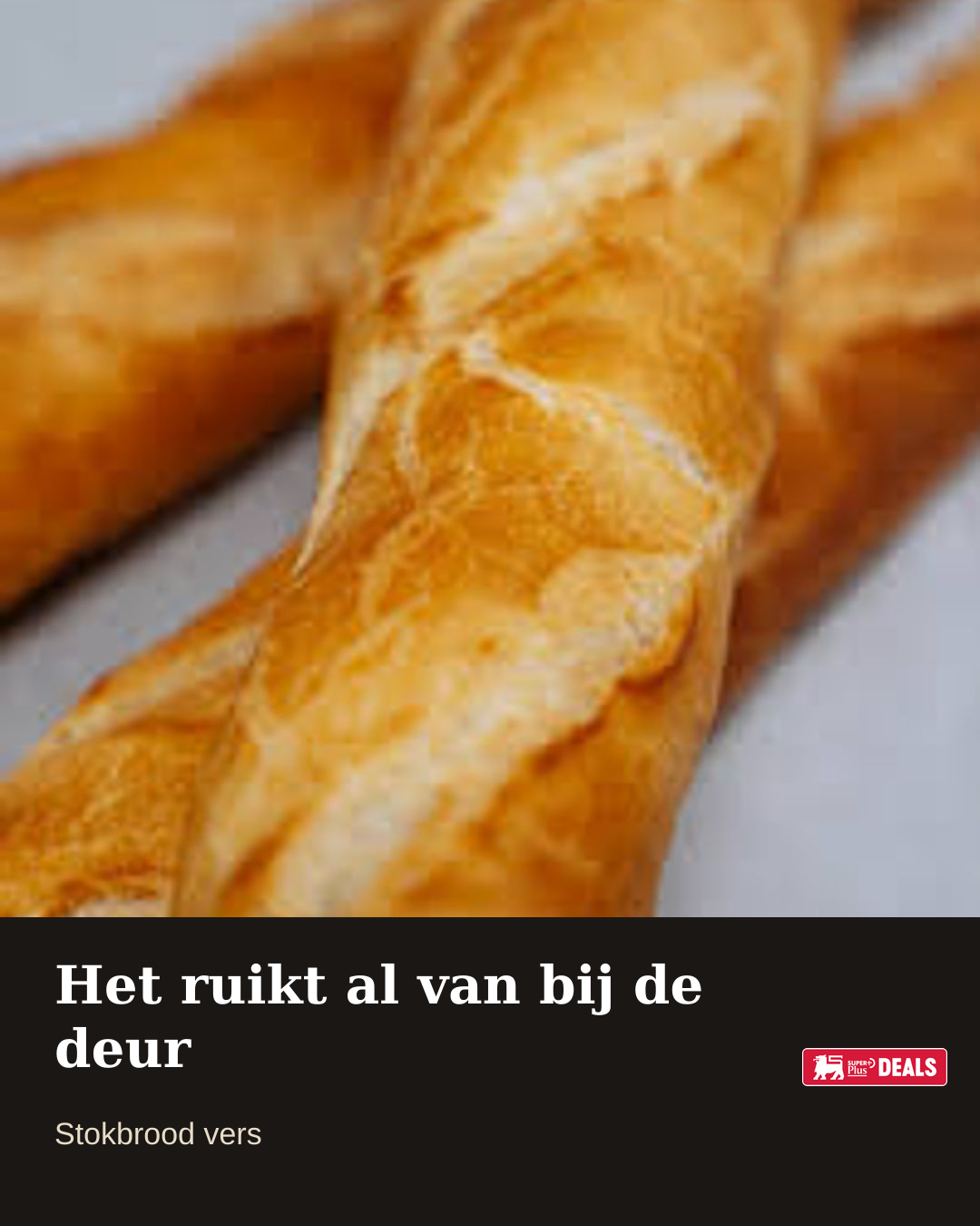 Het ruikt al van bij de deur